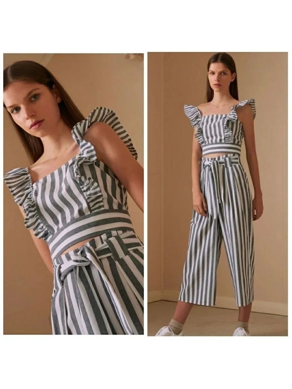THE Fifth Label Stripe Crop Top